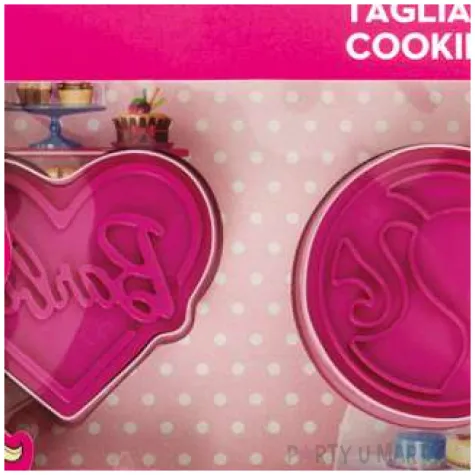 foremka do ciasteczek barbie decora 4 szt