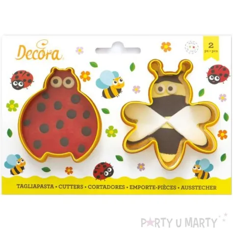 foremka do ciasteczek biedronka i motyl decora 2 szt