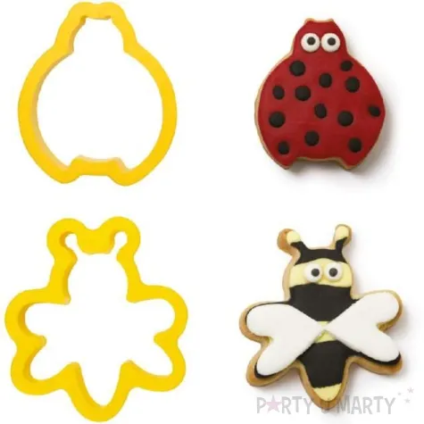 foremka do ciasteczek biedronka i motyl decora 2 szt