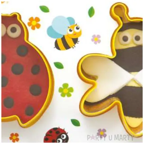 foremka do ciasteczek biedronka i motyl decora 2 szt