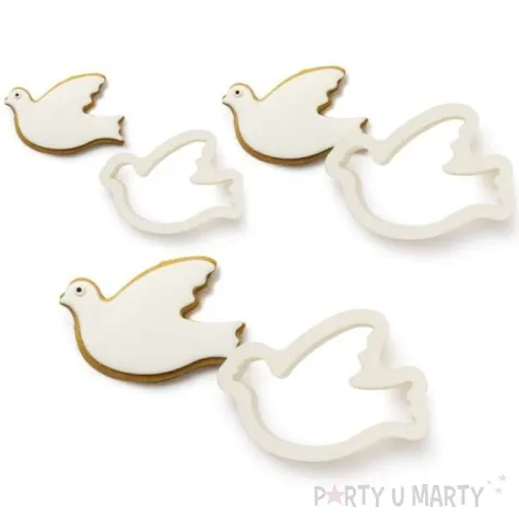 foremka do ciasteczek golebie decora 3 szt