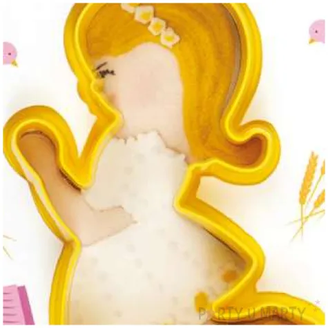 foremka do ciasteczek i komunia sw dziewczynka decora