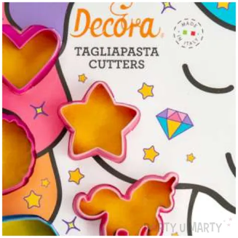 foremka do ciasteczek jednorozec mix decora 6 szt