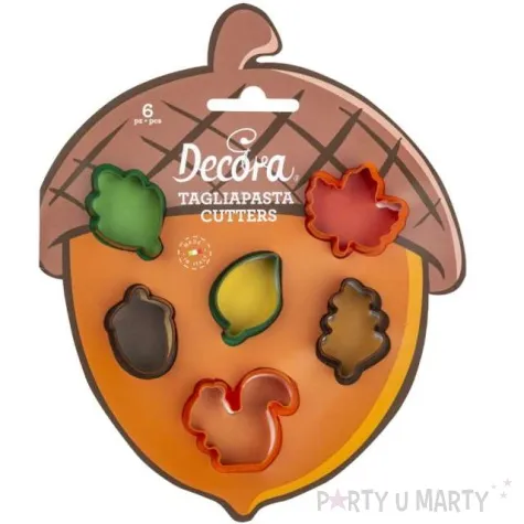 foremka do ciasteczek jesien decora 6 szt