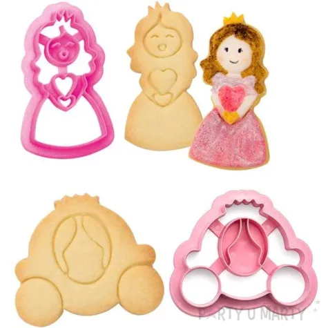 foremka do ciasteczek ksiezniczka w karecie decora 2 szt