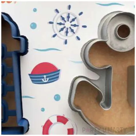 foremka do ciasteczek latarnia morska i kotwica decora 2 szt