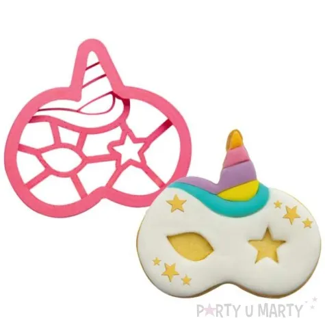 foremka do ciasteczek maska party jednorozec decora