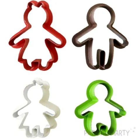 foremka do ciasteczek piernikowa rodzinka decora 4 szt
