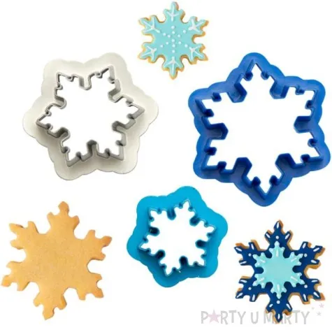 foremka do ciasteczek platki sniegu decora 3 szt