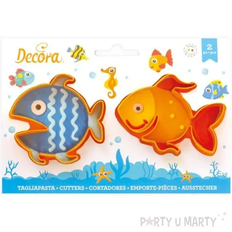 foremka do ciasteczek rybki decora 2 szt