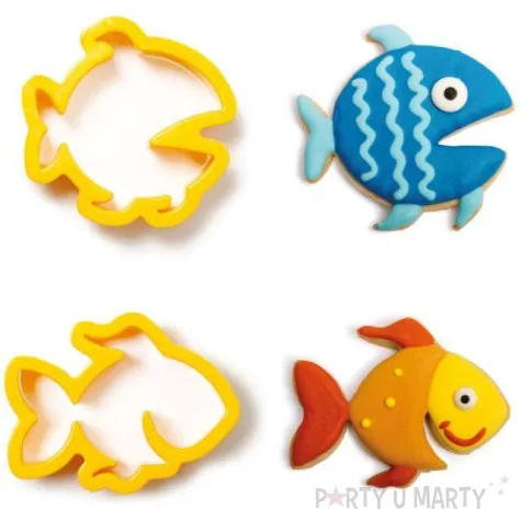 foremka do ciasteczek rybki decora 2 szt