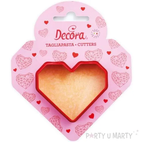 foremka do ciasteczek serce decora