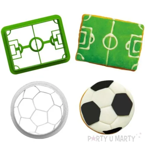 foremka do ciasteczek sportowe boisko i pilka decora 2 szt