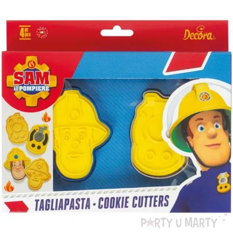 foremka do ciasteczek strazak sam i loki toki decora 4 szt