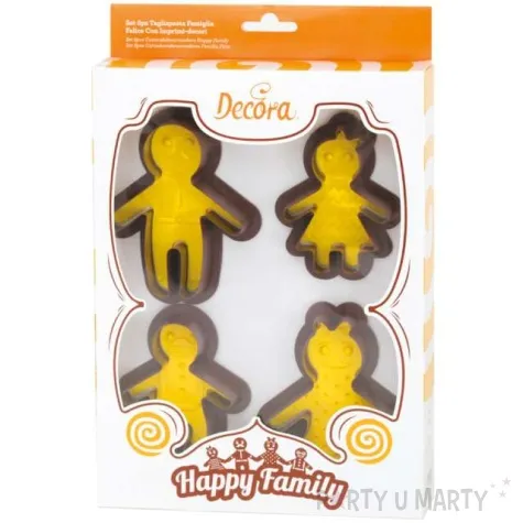 foremka do ciasteczek szczesliwa rodzinka decora 4 szt