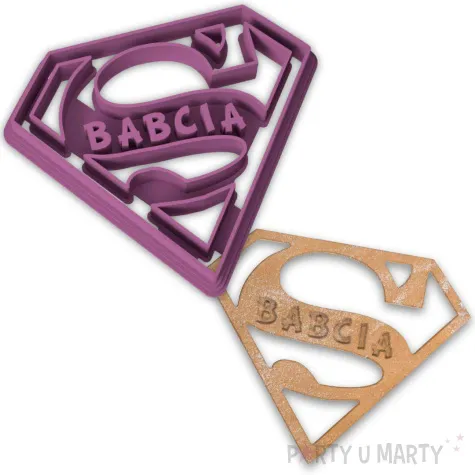 foremka dzien babci super babcia 93x78 mm fioletowy