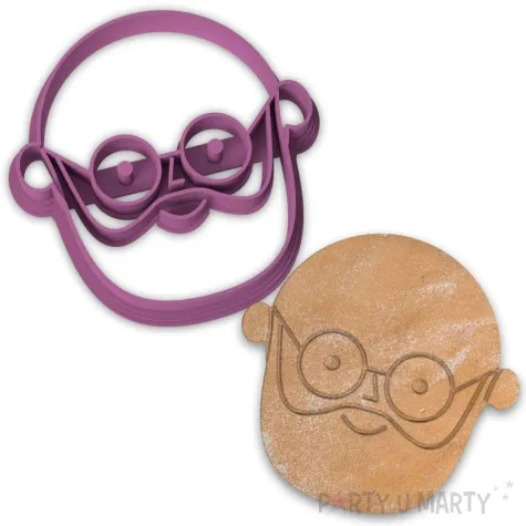 foremka dzien dziadka dziadek w okularach 76x90 mm fioletowy