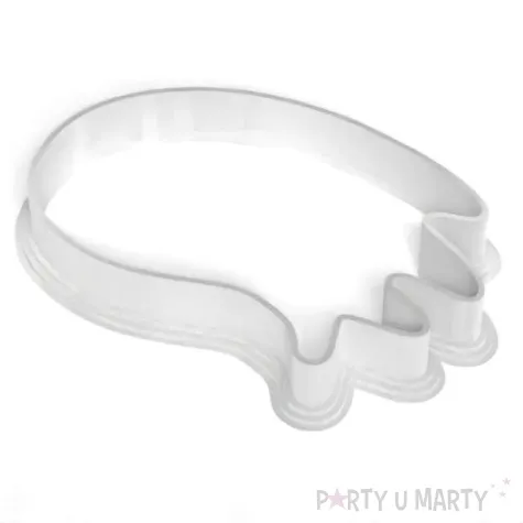 foremka halloween duszek obrys meduza 83x60 mm biala metaliczna