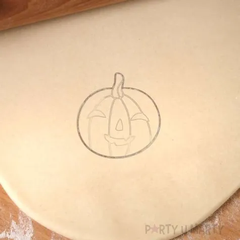 foremka halloween dynia wesola 90x90 mm pomaranczowa metaliczna