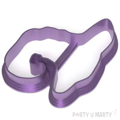 foremka halloween kapelusz czarownicy 98x71 mm fioletowa metaliczna