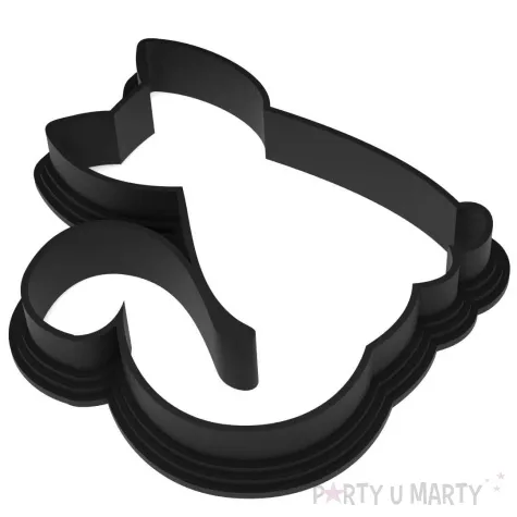 foremka halloween kot filemon 75x84 mm czarny