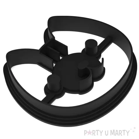 foremka halloween kot ryszard 79x71 mm czarny