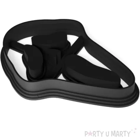 foremka halloween krzyk wiekszy 63x88 mm czarna