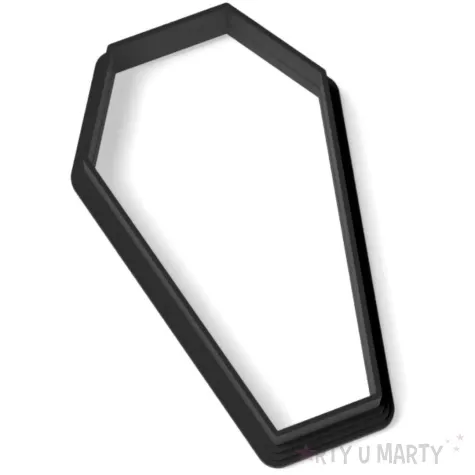 foremka halloween trumna obrys 54x83 mm czarna