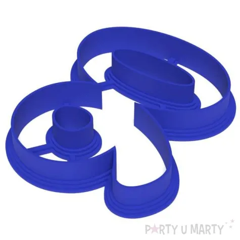 foremka liczba 90 67x96 mm niebieska