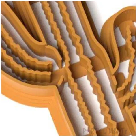 foremka meksykanskie party kaktus 93x63 mm pomaranczowa