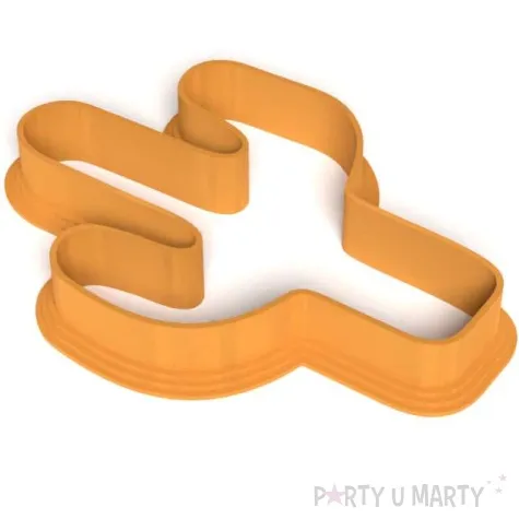 foremka meksykanskie party kaktus obrys 87x63 mm pomaranczowa