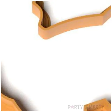 foremka meksykanskie party lama 74x87 mm pomaranczowa