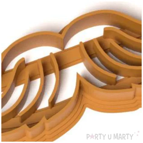 foremka meksykanskie party wasy zdobione 88x34 mm pomaranczowa