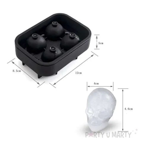 foremka na lod czaszka czarny gadgetmaster