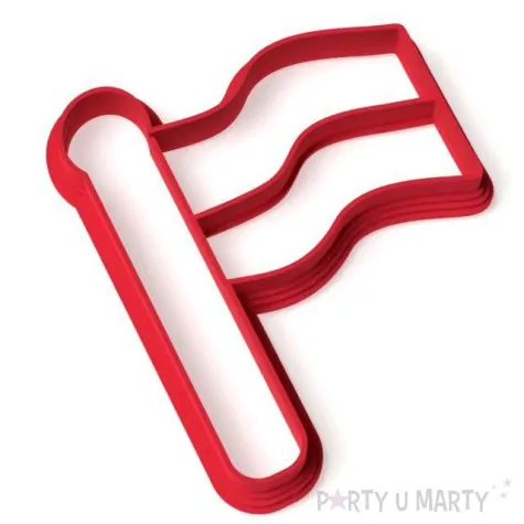 foremka polska flaga 73x87 mm czerwona