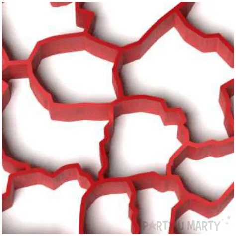 foremka polska wojewodztwa czerwona 83x78 mm