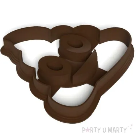 foremka poop kupa emoji usmiechnieta 91x86 mm brazowa