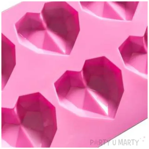 foremka silikonowa wytlaczane serca gadgetmaster 17x22 cm