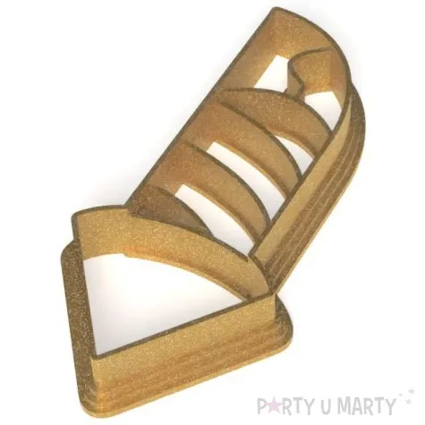 foremka sylwester fajerwerk zdobiony zloty 67x82 mm