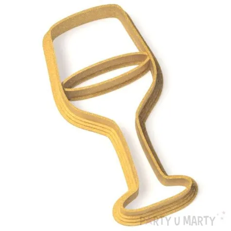 foremka sylwester kieliszek zloty 45x92 mm