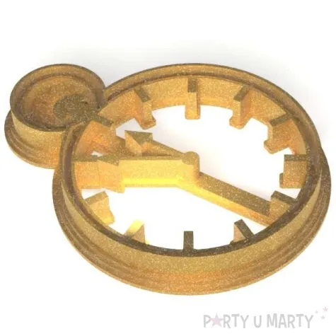 foremka sylwester zegarek za piec dwunasta zloty 76x98 mm