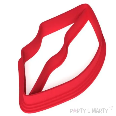 foremka walentynki usta lux czerwone 90x48 mm