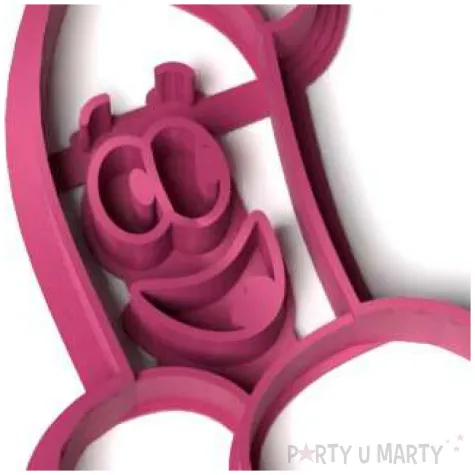 foremka wieczor panienski penisek willy usmiechniety 93x55 mm rozowa