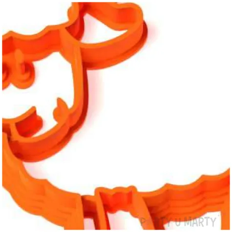 foremka wielkanoc baranek lux 76x86 mm pomaranczowa neonowa