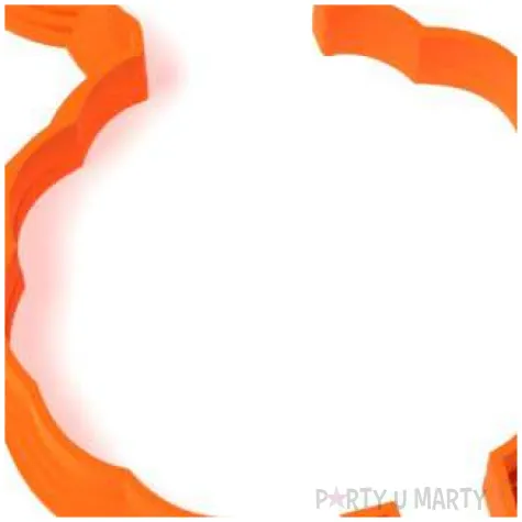 foremka wielkanoc baranek puszysty 61x88 mm pomaranczowa neonowa