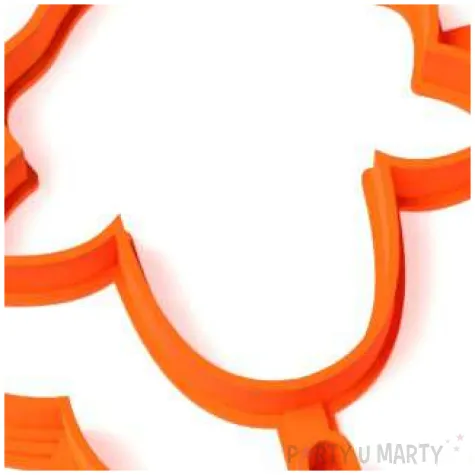 foremka wielkanoc baranek puszysty lux 78x88 mm pomaranczowa neonowa