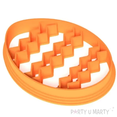 foremka wielkanoc jajko azurowe 66x87 mm pomaranczowa neonowa