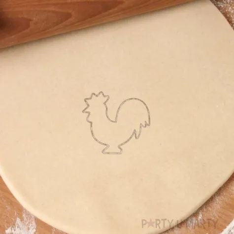 foremka wielkanoc kogut 83x90 mm zolty