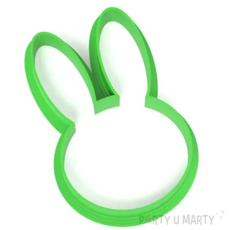 foremka wielkanoc zajac uszatek 50x80 mm zielona