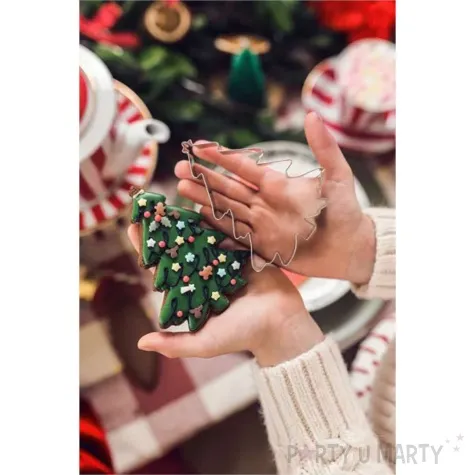 foremki boze narodzenie choinka balwanek i renifer partydeco 6 szt